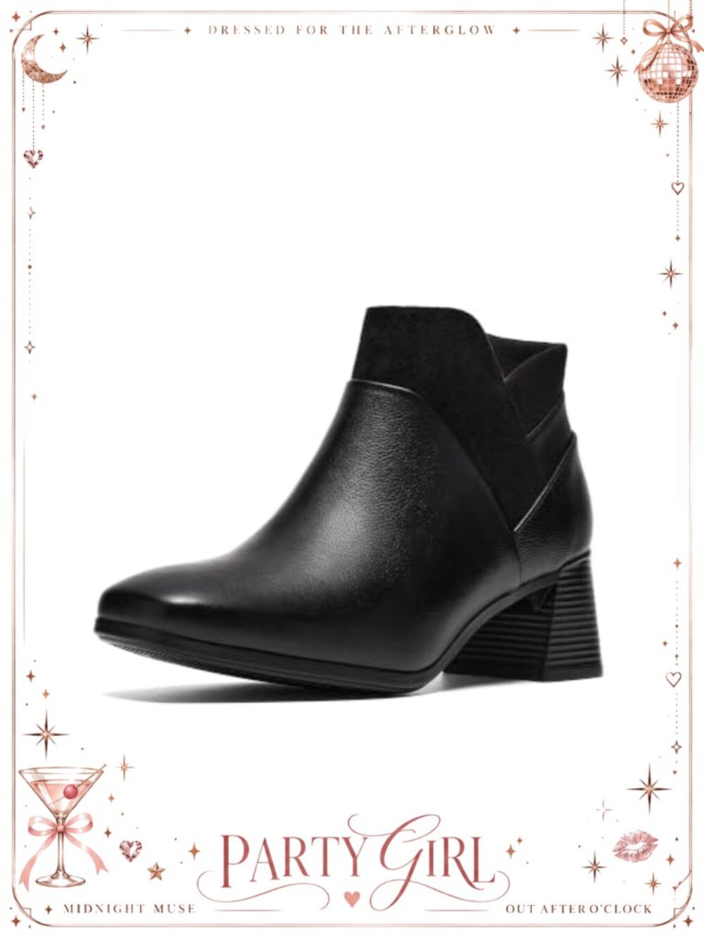 Clarks Marriann Ella Leather Work Ankle Boot
